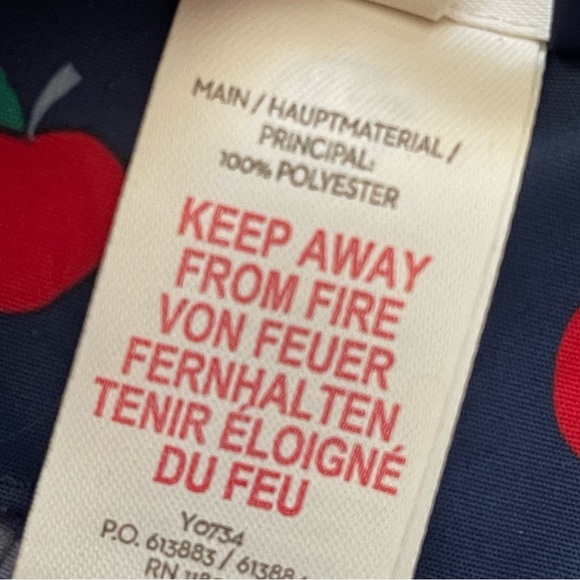 Baby Boden Mini Boden Puddle Suit Apple Print Size 12-18 mths - Picture 5 of 5